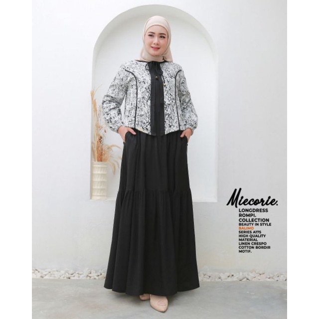 Gamis Wanita 2in1 Miecorie Dress by Balimo