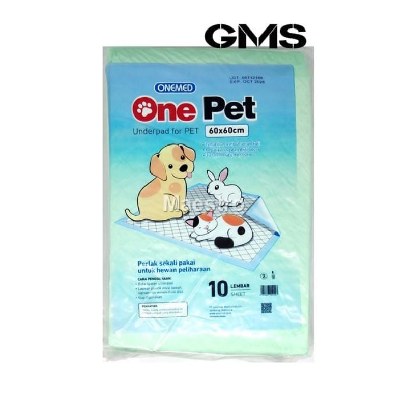 Underpad One Pet Onemed / Toilet Training / Undepad Untuk Anjing Kucing Hewan Kesayangan