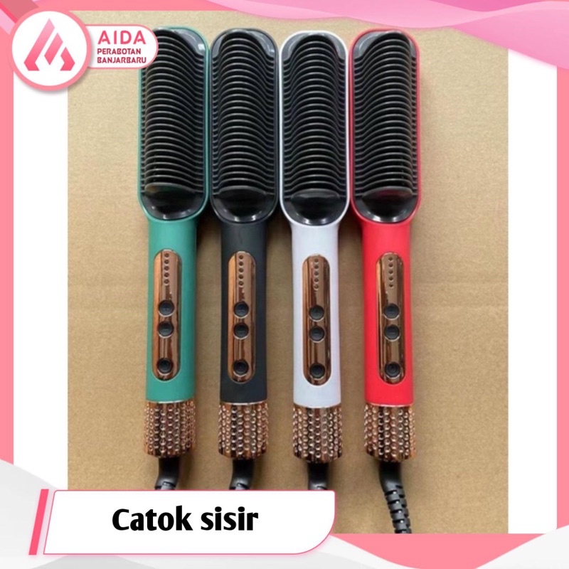 Catok Sisir Pelurus Rambut / Catokan Rambut 2in1 / Catok Sisir 2in1