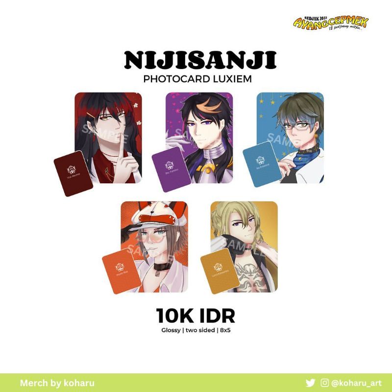 NIJISANJI EN LUXIEM PHOTOCARD