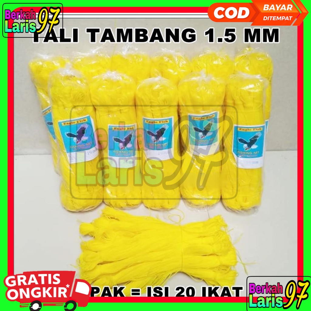 

SEA GULL tali tampar serbaguna, tali tampar bangunan, tali tampar 1mm per 1pcs (50meter)