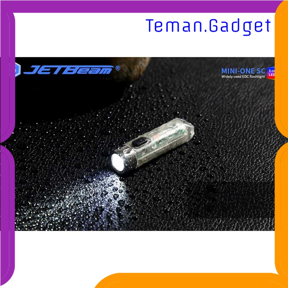 TG-SNT JETBeam Senter LED Mini One SC USB Rechargeable 5 Color 400 Lumens