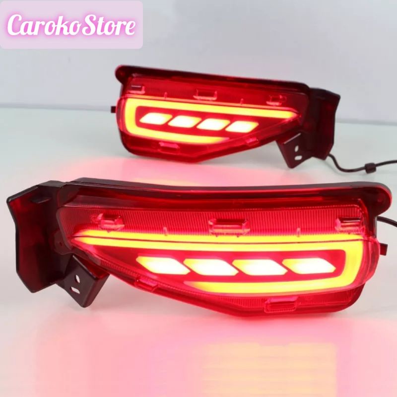 Lampu Led Bemper Belakang Fortuner VRZ 3 fungsi senja rem