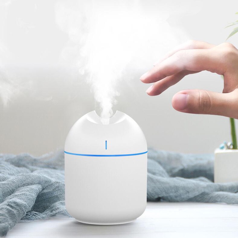 Mini USB Humidifier 250Ml Udara Diffuser Purifier Untuk Rumah Mobil USB Fogger Pembuat Kabut Dengan LED Malam Lampu