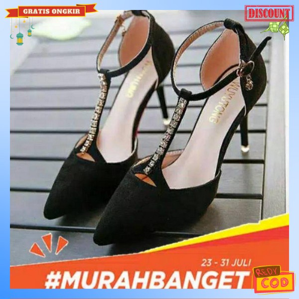 Highils Premium Import Hak Hils Simple Elegan Sandal Hils Hak Tinggi Hay Hils Wnta Viral Berkualitas