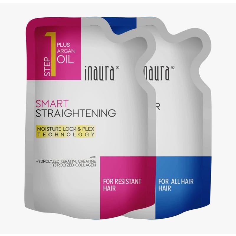 INAURA MAGIA SMOOTHING STRAIGHTENING NEW 130mL ( 1 PAKET isi STEP 1 DAN STEP 2 )