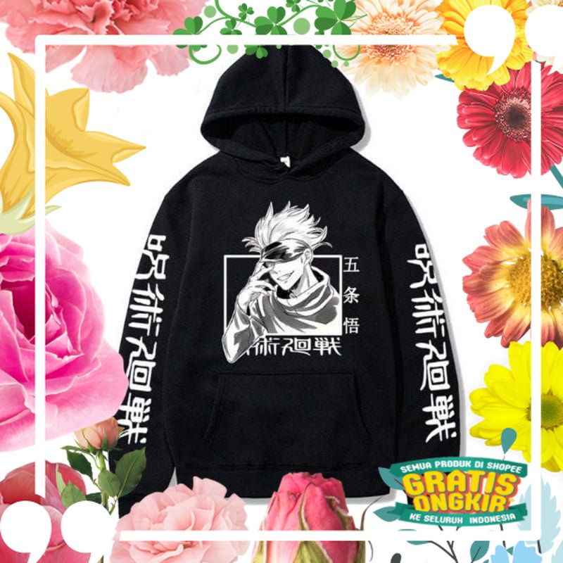 jaket sweater Hoodie anak anime JUJUTSU KAISEN Satoru Goji / keren exo lissa sehun