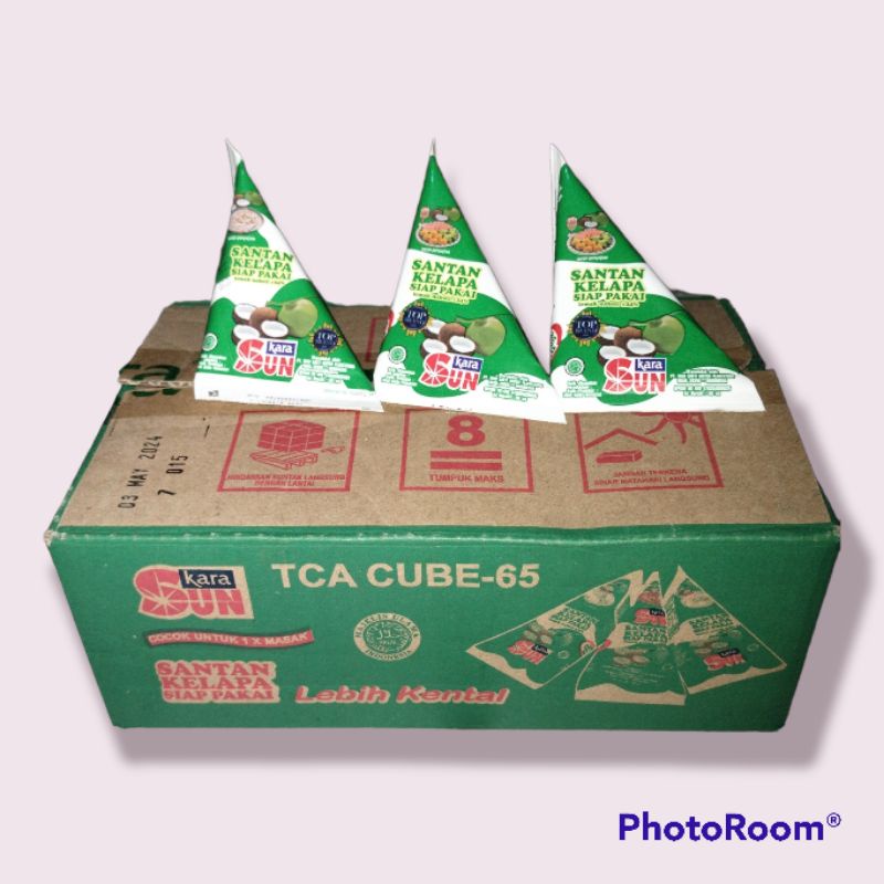 

1 DUS SUN KARA SANTAN KELAPA KRUCUT 65 ML ISI 36 PCS