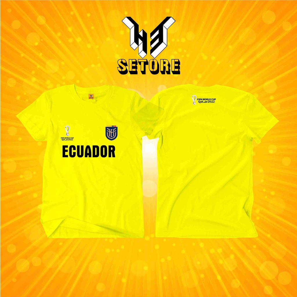 Kaos Dewasa Piala Dunia Qatar 2022 Ecuador Equador Ekuador Fifa World Cup Qatar - H3