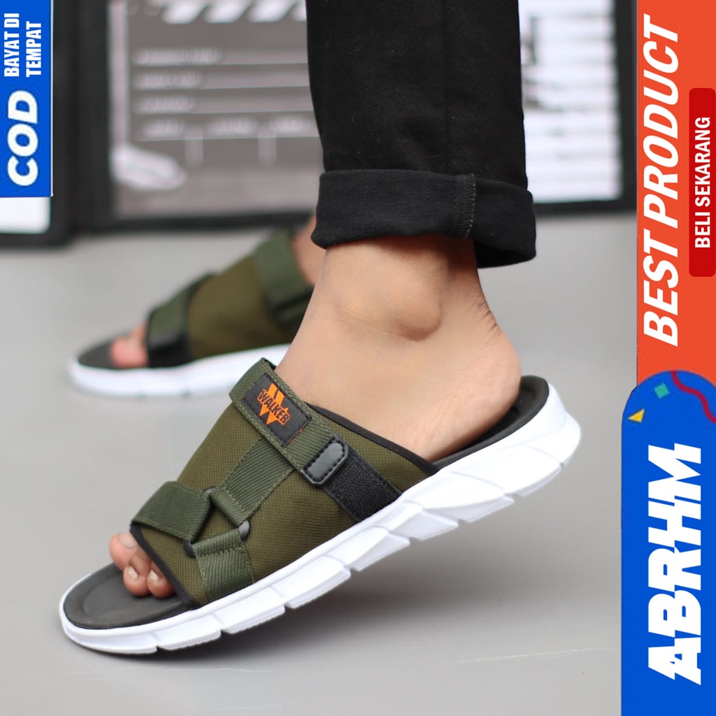 Sandal Selop Pria Sendal Slide Pria Terbaru Abrhm Sanur