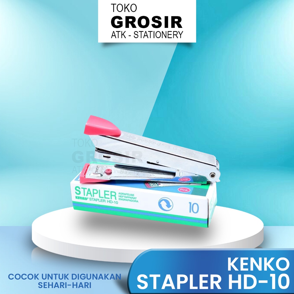 

STAPLER KENKO HD10 HD-10 STAPLES KECIL HD 10 ORIGINAL MESIN JEPRETAN ALAT JEGREKAN STEPLER HEKTER STEPLES