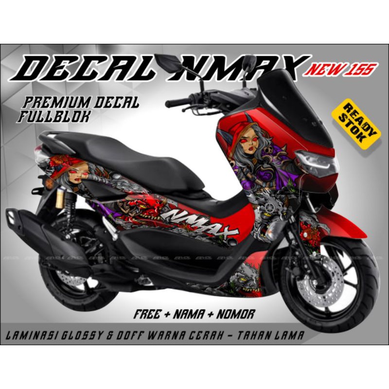 decal stiker motor Yamaha nmax new 155 full body