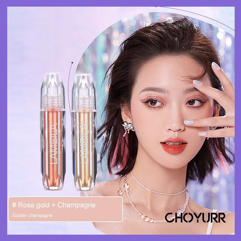 【COD】Eyeshadow Liquid Dazzling Glitter Waterproof Eyeshadow Glitter Cair Shimmer Kosmetik Mata Makeup Murah-CH