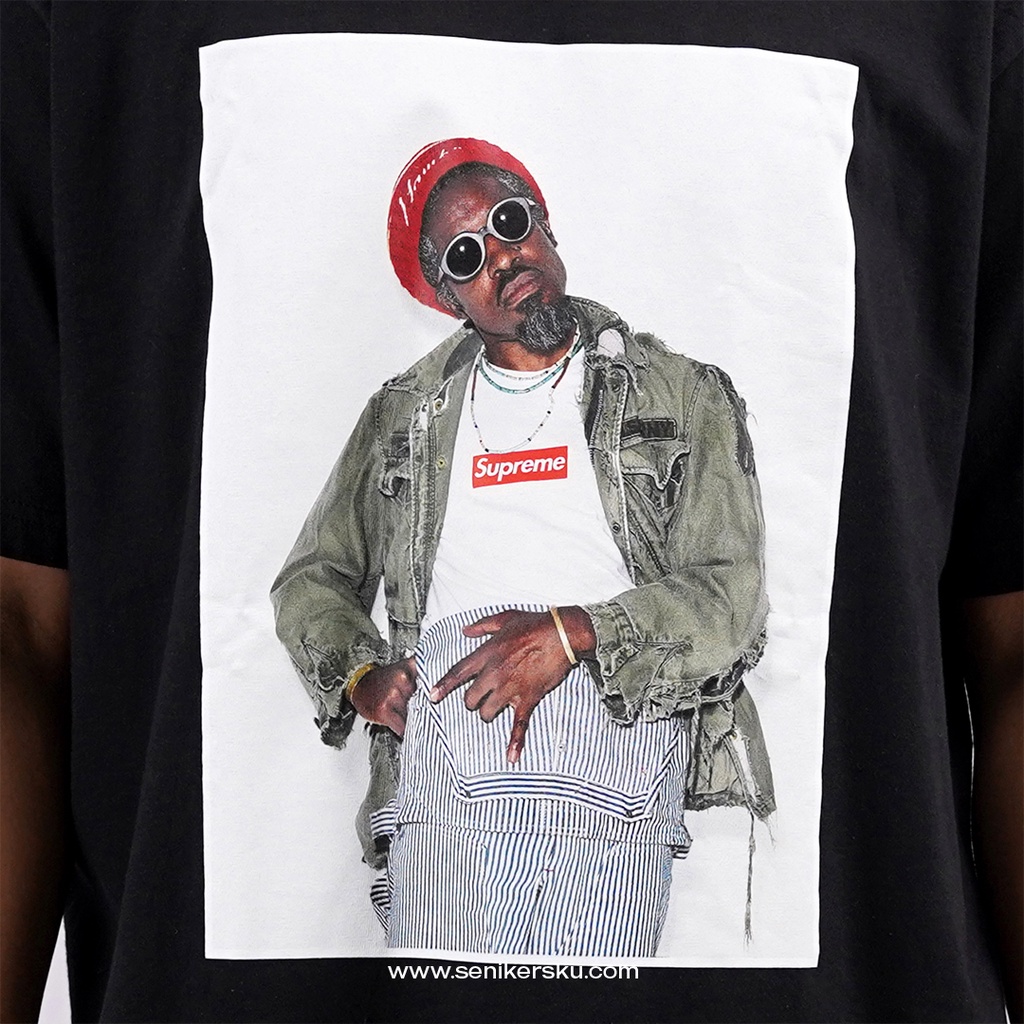 Supreme André 3000 Black Tee