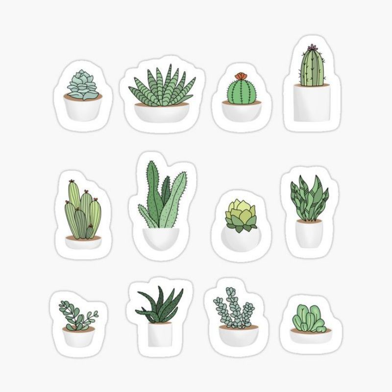 

sticker hiasan buku murah Aesthetic