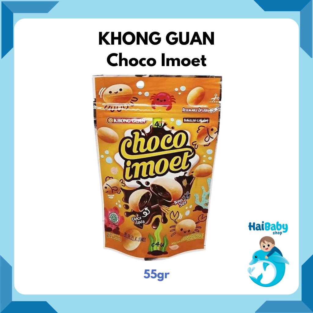 

Khong Guan Choco Imoet 55 gr/ Cemilan coklat/ Cemilan anak-anak