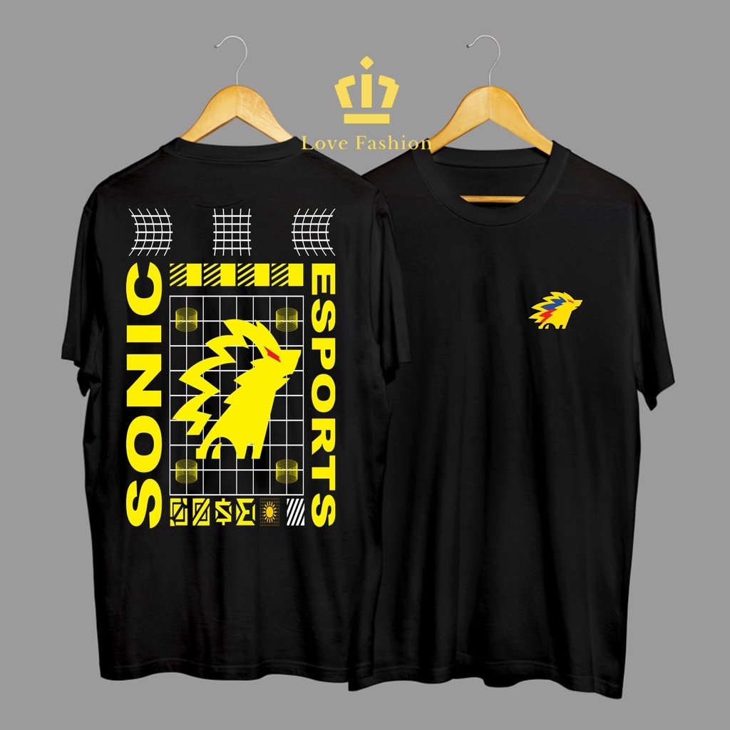 Kaos Tshirt Baju Distro Mobile Legend Sonic Esports Premium Terbaru