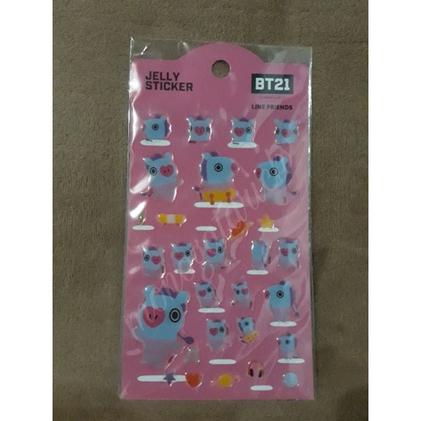 

Jelly Sticker BT21 Mang Line Official Stiker