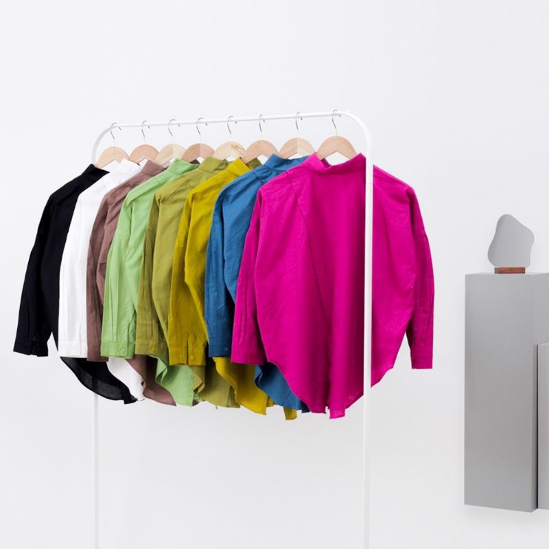 kemeja linen nelka shirt / kemeja wanita oversize terbaru