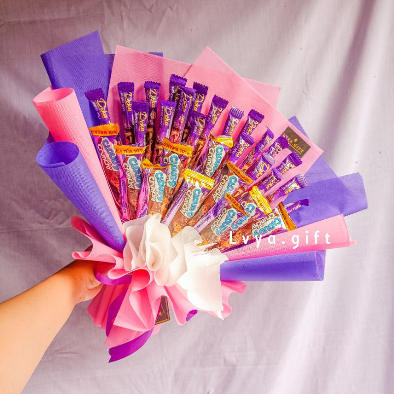 (SNACK 0027) Buket snack untuk cewe | buket snack deka | buket snack cloud9 | Buket snack pink| Buket snack wisuda | Buket snack ulang tahun | Buket anniversary | Buket hari guru | Buket hari ibu | hadiah wisuda | kado ulang tahun