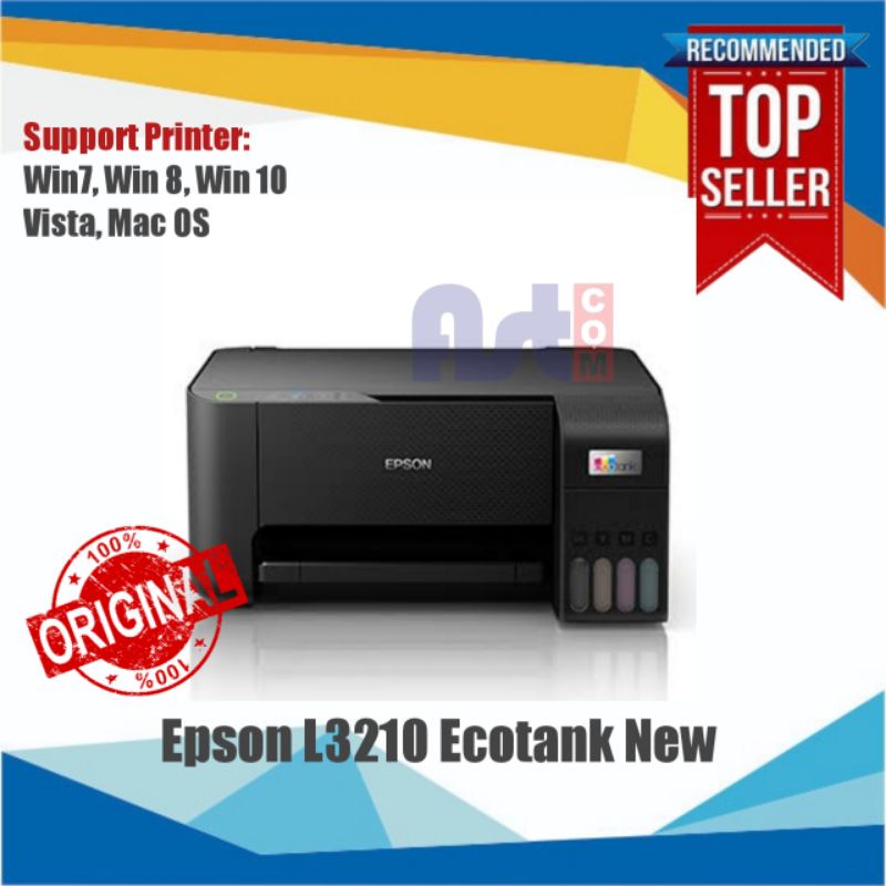 Printer Scan Copy Epson L3210 Ecotank Baru New