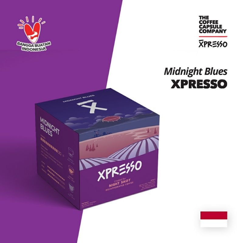 

Xpresso - Decaffeinated - Midnight Blues - Kopi Kapsul - Coffee Capsule