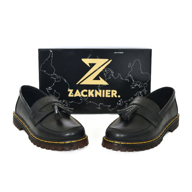 sepatu loafers pria slipon casual