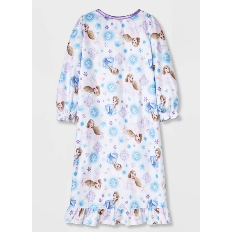 FROZEN dress gamis maxi dress anak perempuan long dress baju tidur piyama super soft