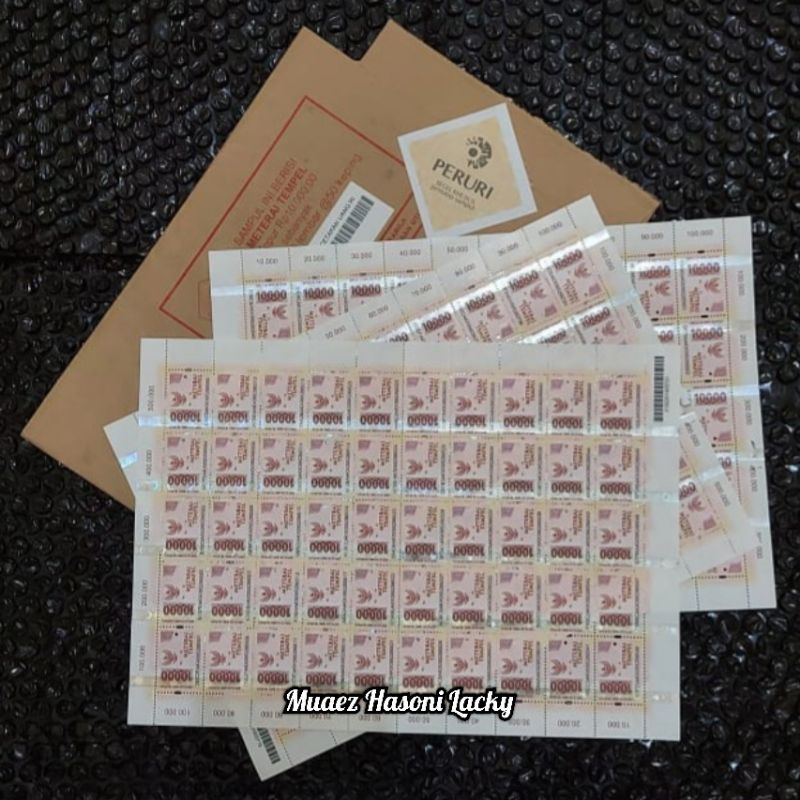 

Materai Tempel 10000 Original