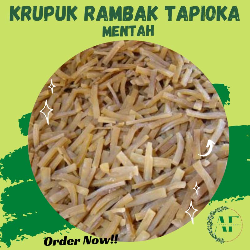 KRUPUK RAMBAK TAPIOKA MENTAH