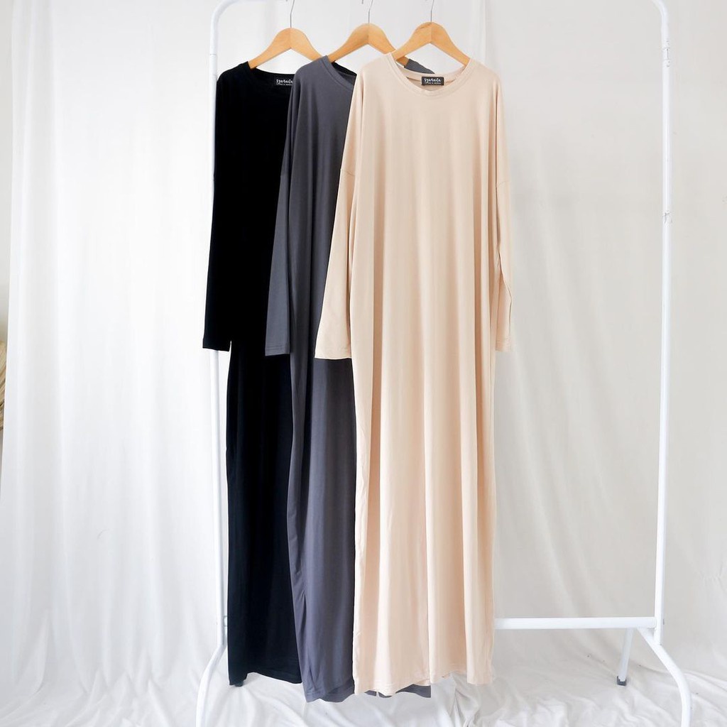 Basic Longsleeves Dress Busui NON Busui Inner