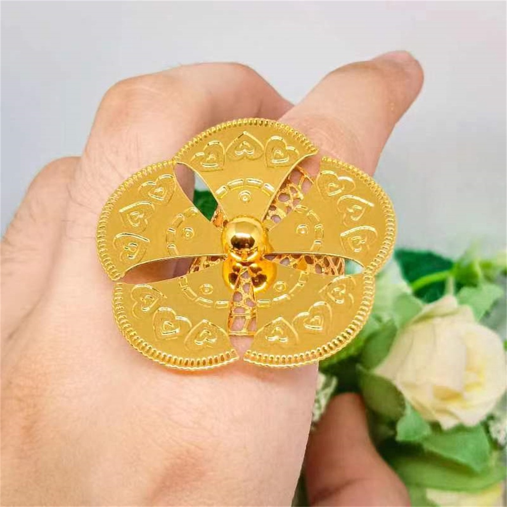 Gelang Tangan Xuping Gelang kendari Terbaru Dubai Perhiasan lapis Emas 24k Wanita Motif Bangle