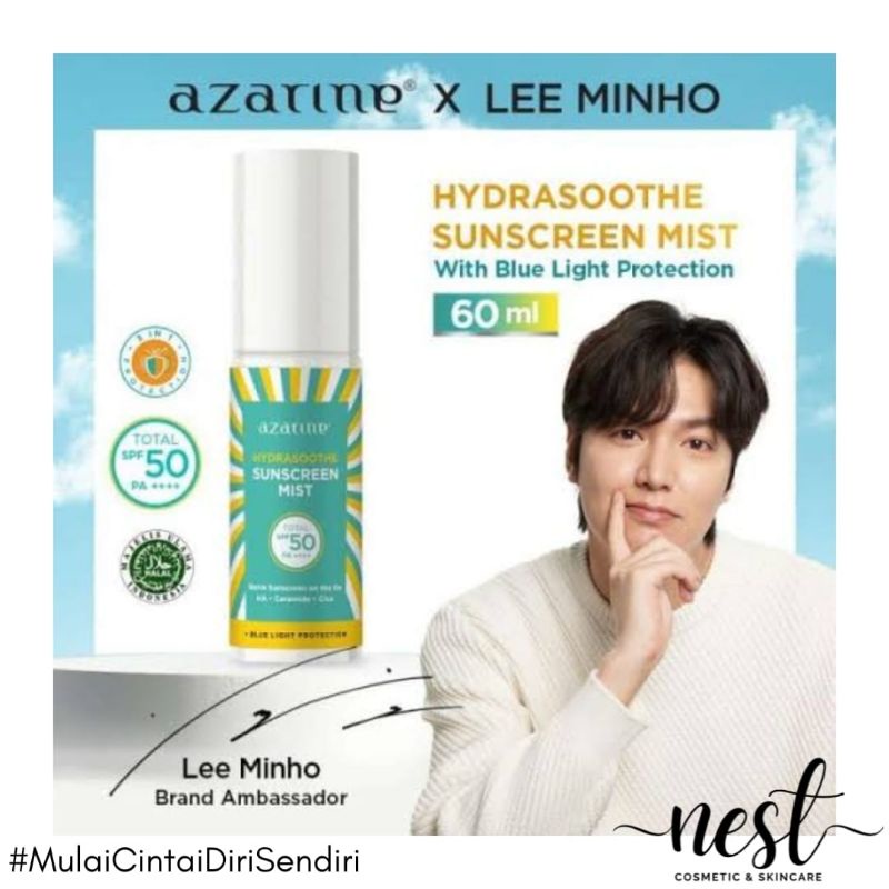 NEST COSMETIC - Azarine Hydrasoothe Sunscreen MIST SPF 50 - 60ml