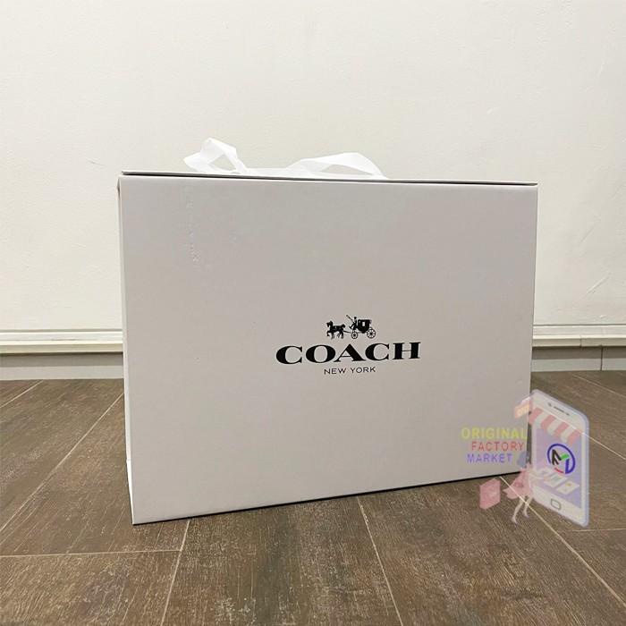 

GIFT BOX C0ACH - KOTAK BOX C0ACH LIPAT LARGE NEW ORIGINAL