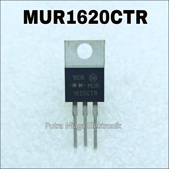 Dioda MUR1620CTR TO-220 / MUR1620 Dual Fast Recovery Diode 16A 200V putr4n14 Segera Dapatkan