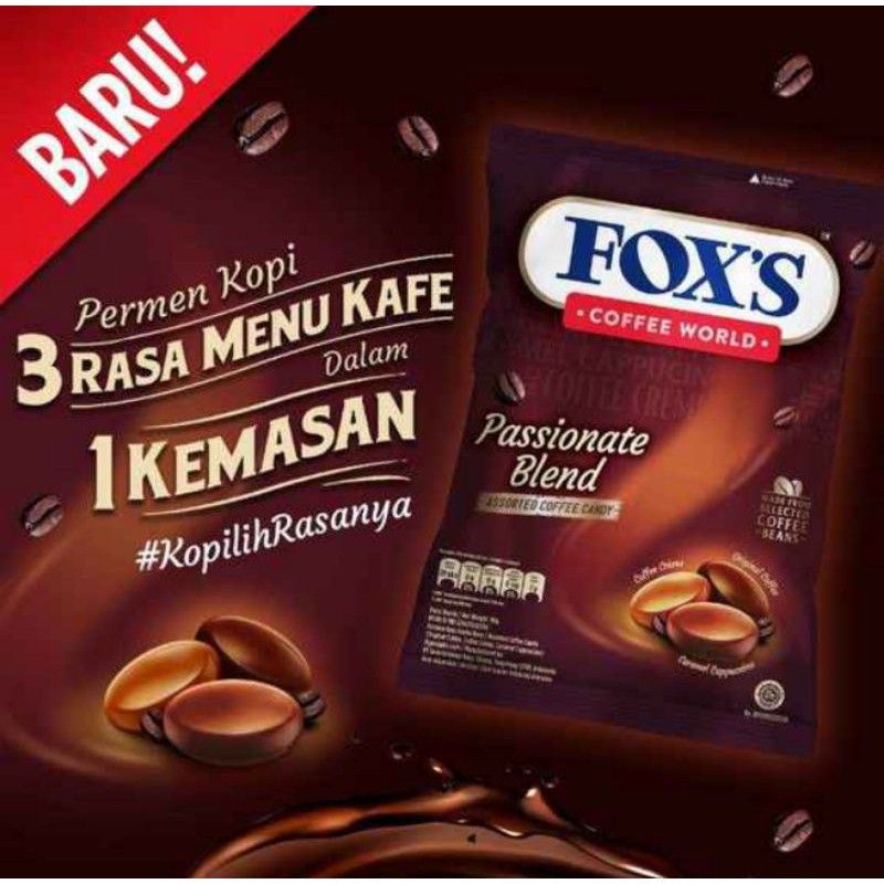 

permen foxs kopi coffee wolrd 90gr