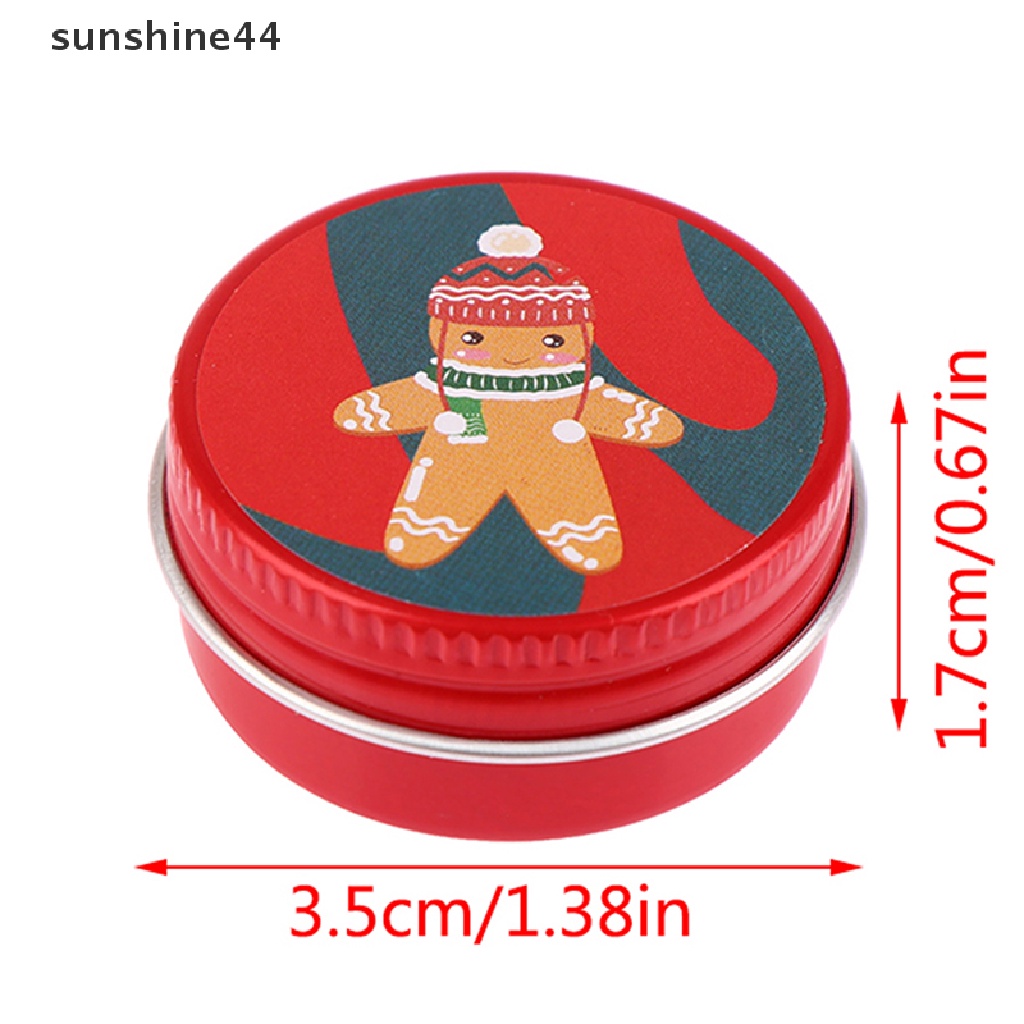 Sunshine1: 12rumah Boneka Miniatur Natal Kue Kering Biskuit Permen Hadiah Kotak Kaleng Model Home Living Scene Decor Toy.