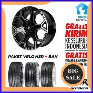 last stok Paket Velg Dan Ban Mobil Fortuner HSR OKSIBIL JT6025 R20 2ZJN23