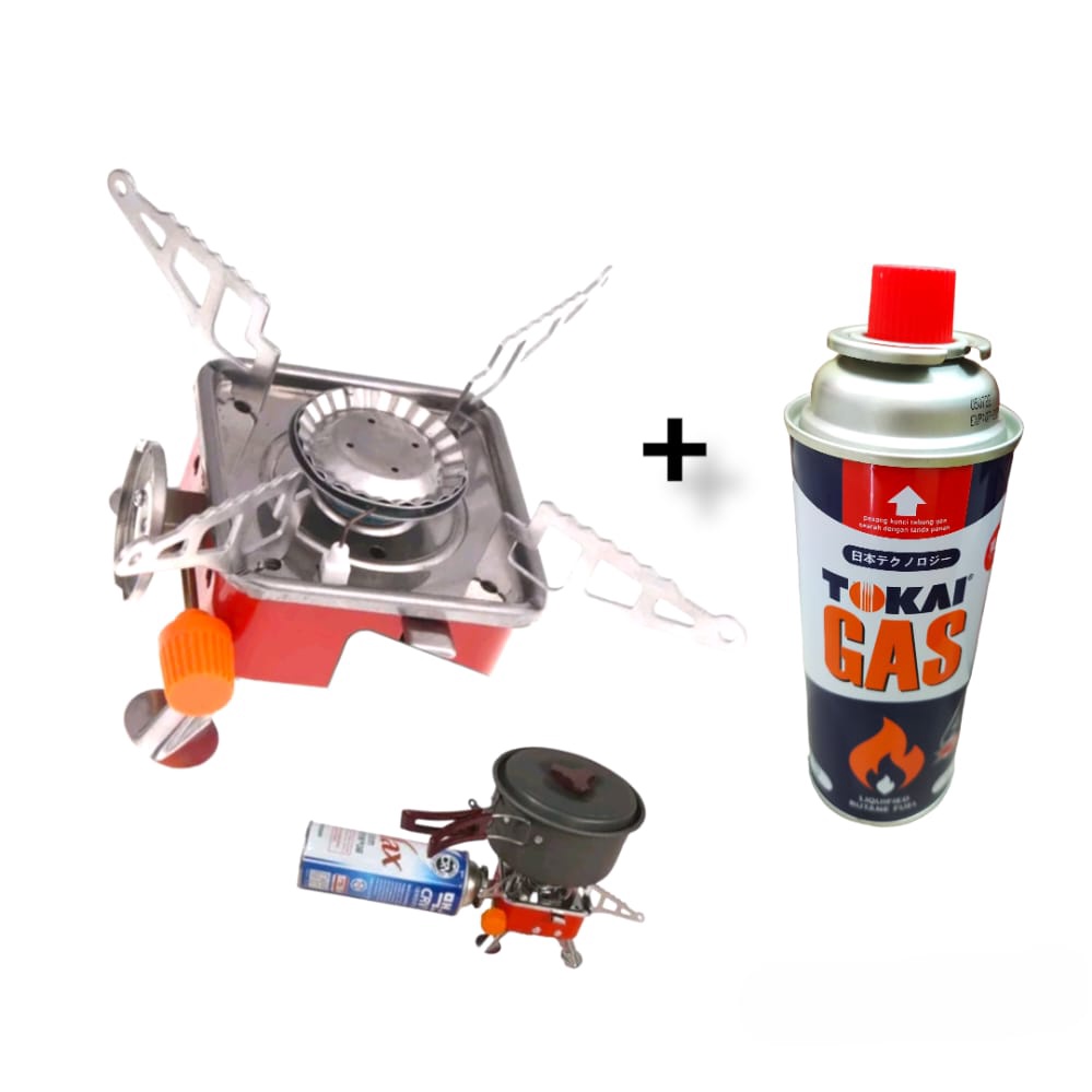 Kompor Camping Gas Kovar Portable Mini Model Kotak Kompor Kotak Kecil Camping Portable