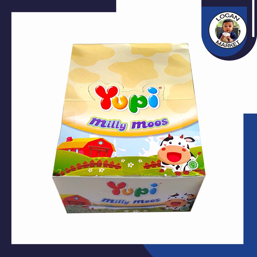 Permen Yupi Milly Moos Box Isi 24Pcs 24 Pcs