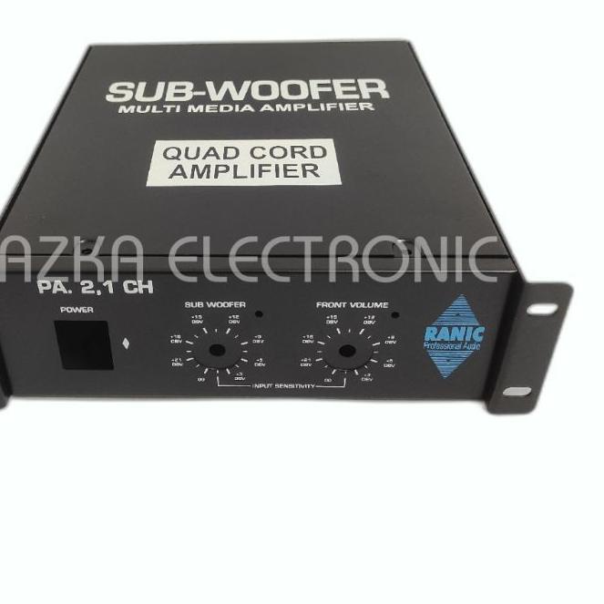 ➦ Box Power Amplifier Subwoofer 2.1 Channel ►