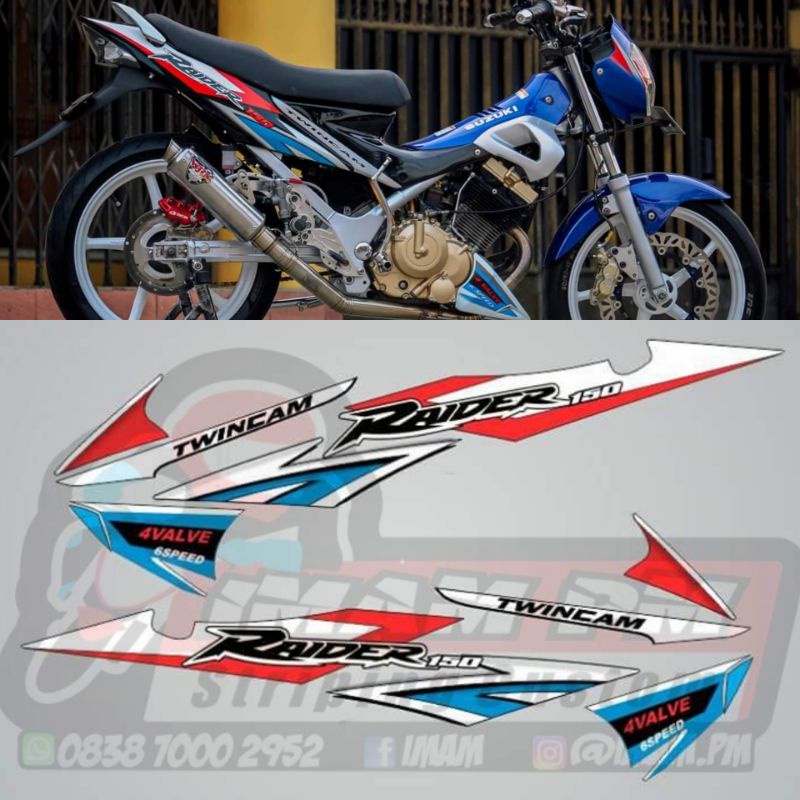 STRIPING SATRIAFU RAIDER CBU