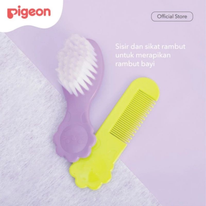 Pigeon Comb and Hair Brush Set / Sikat rambut Bayi Lembut / Sisir Rambut Bayi Pigeon