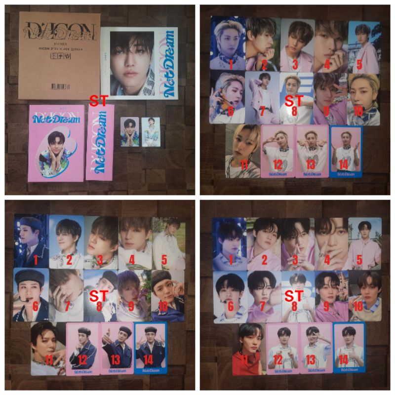 Sharing Photocard Dicon D'Festa Mini Edition 2022 NCT Dream Renjun Jeno Chenle Official PC Merchandi