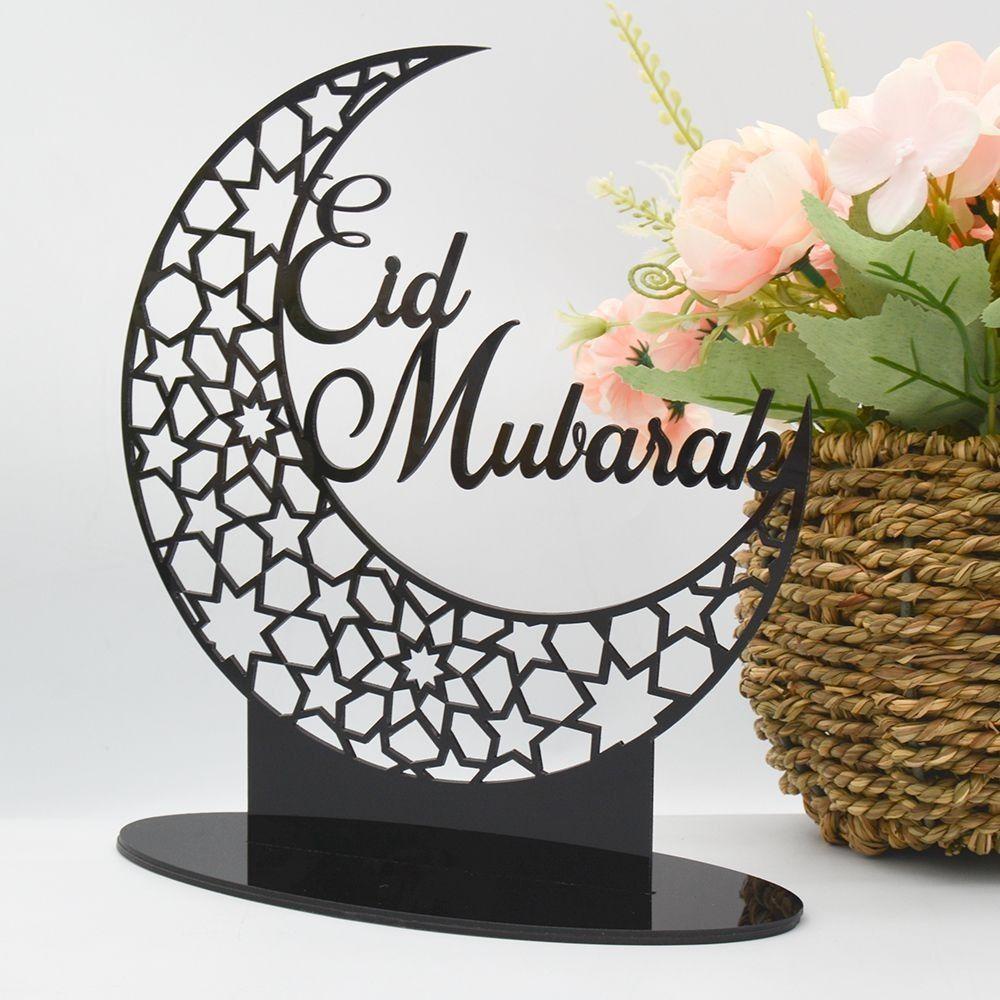 Solighter Eid Mubarak Decor New Meriah Aksesoris Perlengkapan Pesta Islam Muslim Dekorasi