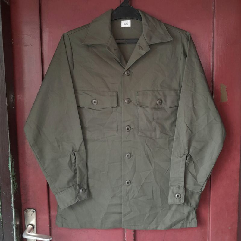 Kemeja Utility Shirt OG 507 Us Army Second Original Like NOS