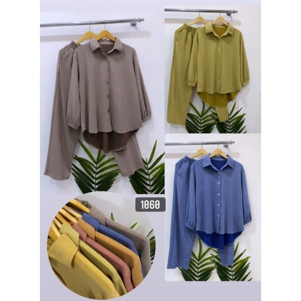 ONE SET KUYIFEI TERBARU SETELAN RAJUT OVERSIZE