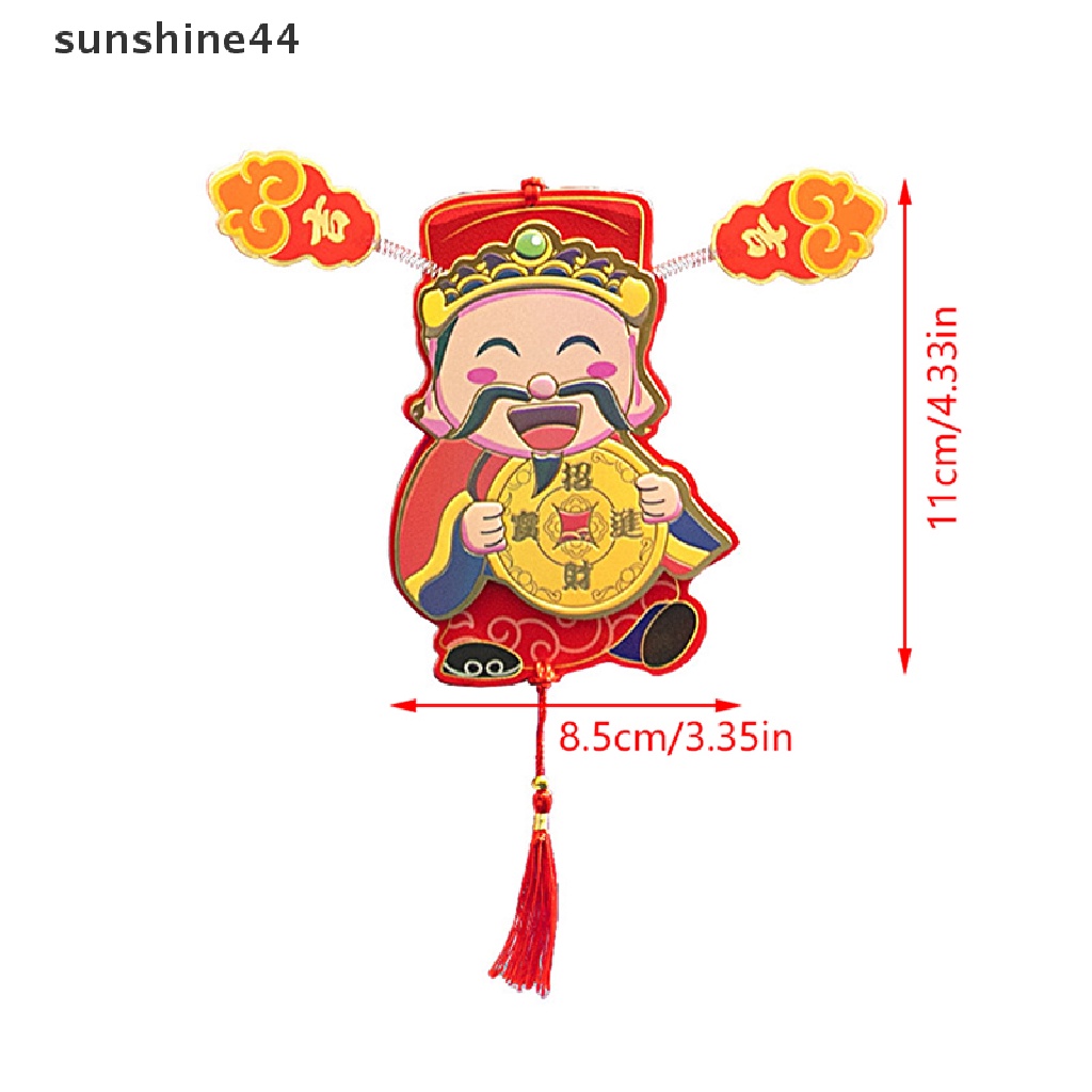 Sunshine Tahun Baru Liontin Kreatif Gaya Cina Pohon Jeruk Indoor Amplop Merah Dekorasi Kartun Liontin Amplop.