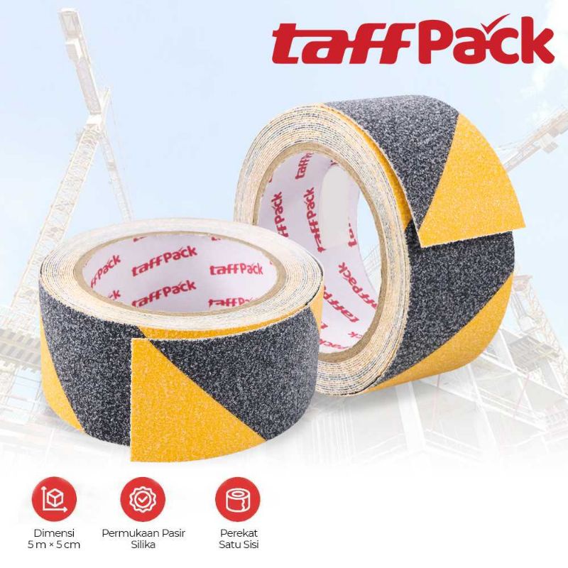 TaffPACK Lakban Tape Safety Grip Anti Slip Strong Traction 5 M x 5 Cm