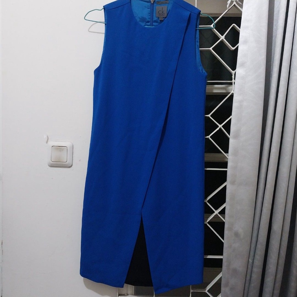 Calvin Klein Baju Dress Biru preloved